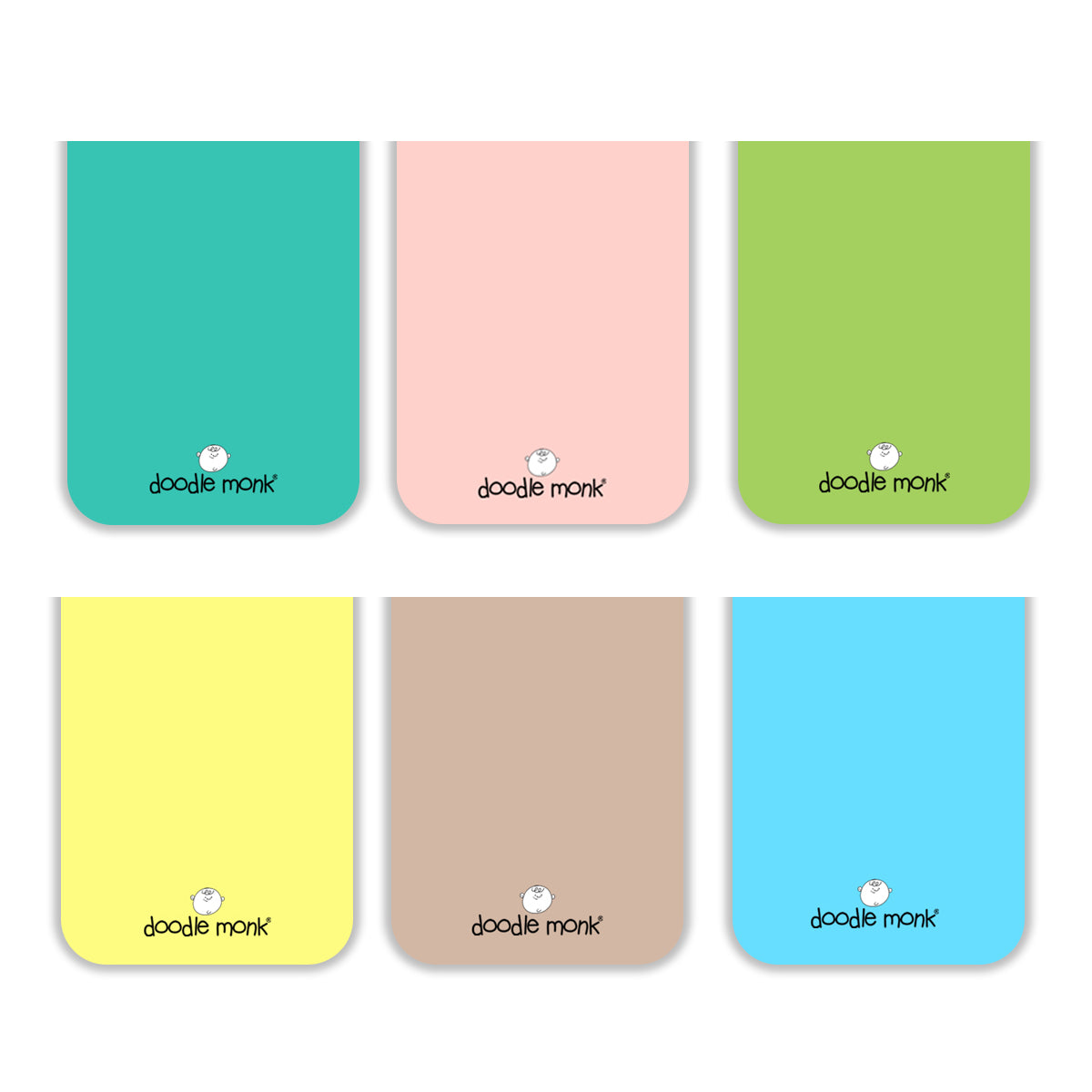 Self Love Magnetic Bookmarks Pack of 6 – Cute Doodle Page Markers