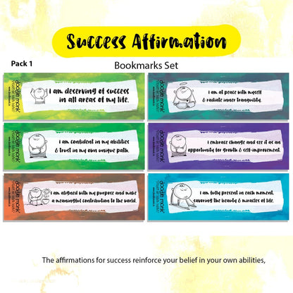 Affirmations Bookmarks - for Success, Happiness, & Abundance -