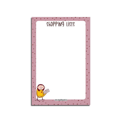 Shopping List -Tabletop 6"X4" Reusable Planner