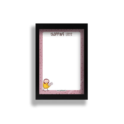 Shopping List -Tabletop 6"X4" Reusable Planner