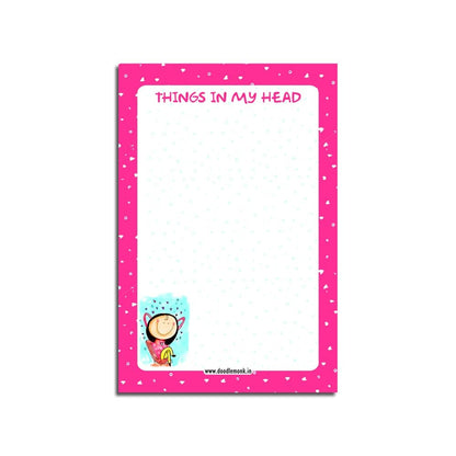 Things in my Head - Reusable Planner Tabletop 6"X4"