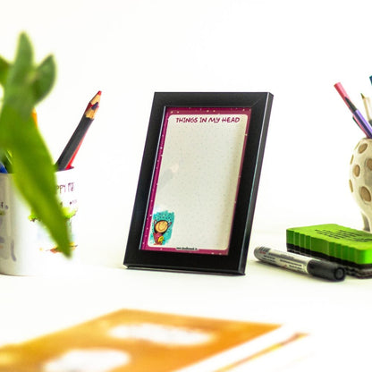 Things in my Head - Reusable Planner Tabletop 6"X4"