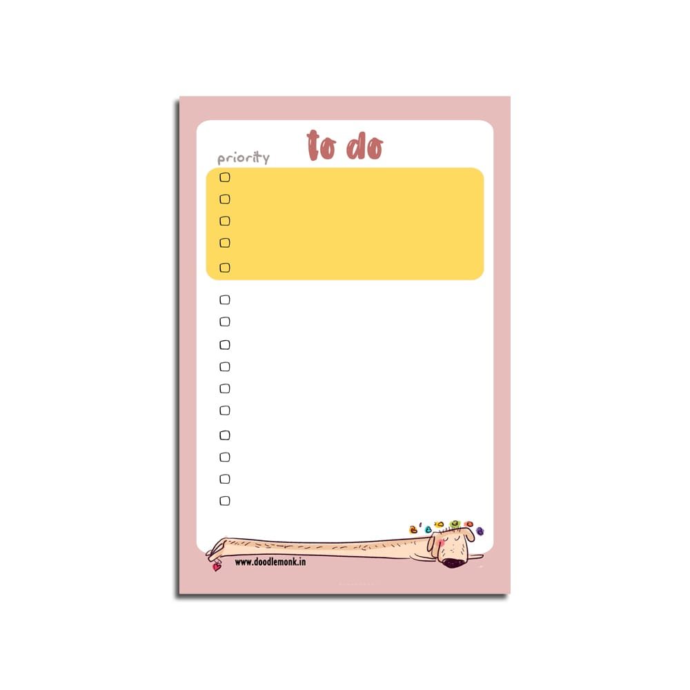 To Do - Tabletop 6"X4" Reusable Planner