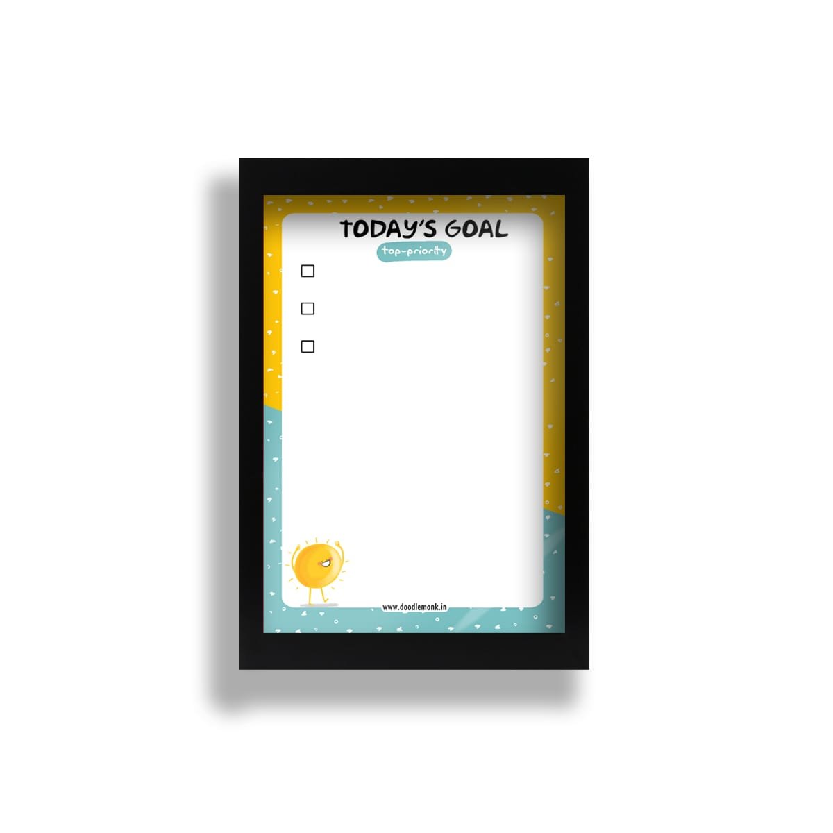 Today's Goal Tabletop 6"X4" Reusable Planner