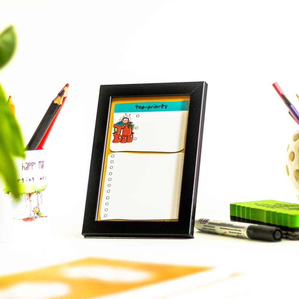 Top Priority - Tabletop 6"X4" Reusable Planner