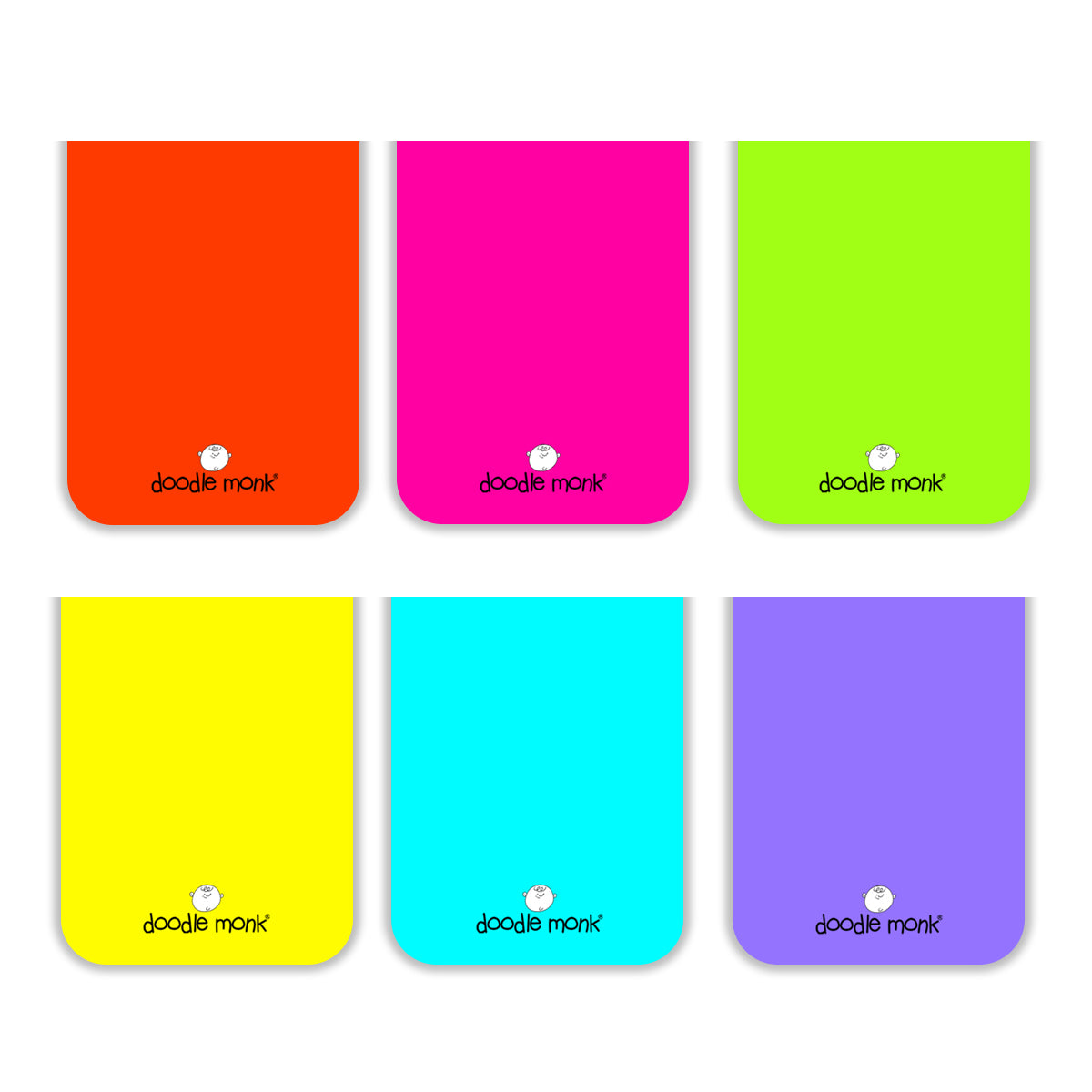 Animal - Magnetic Bookmarks Pack of 6 – Cute Doodle Page Markers