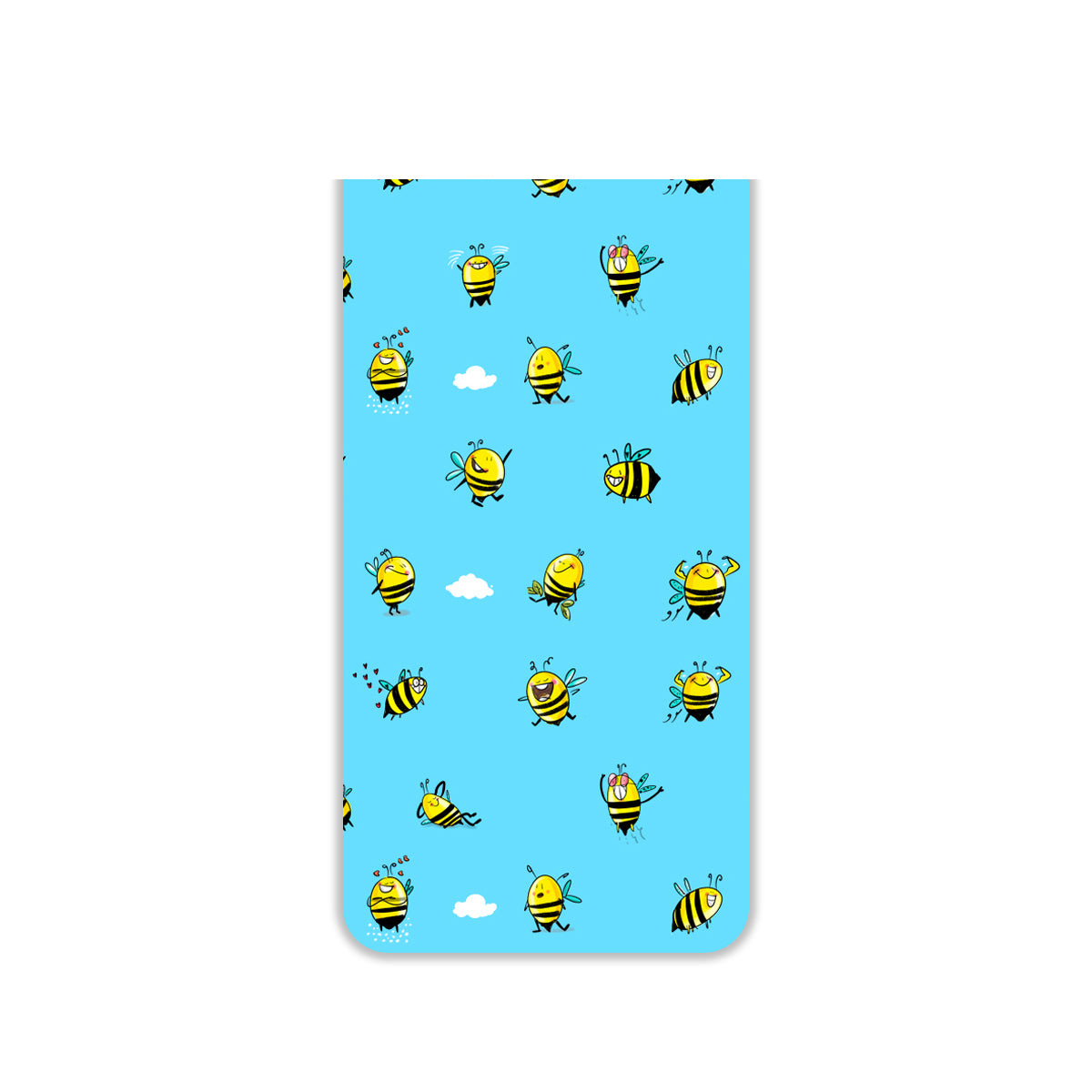 Bee Happy Magnetic Bookmarks – Cute Doodle Page Markers