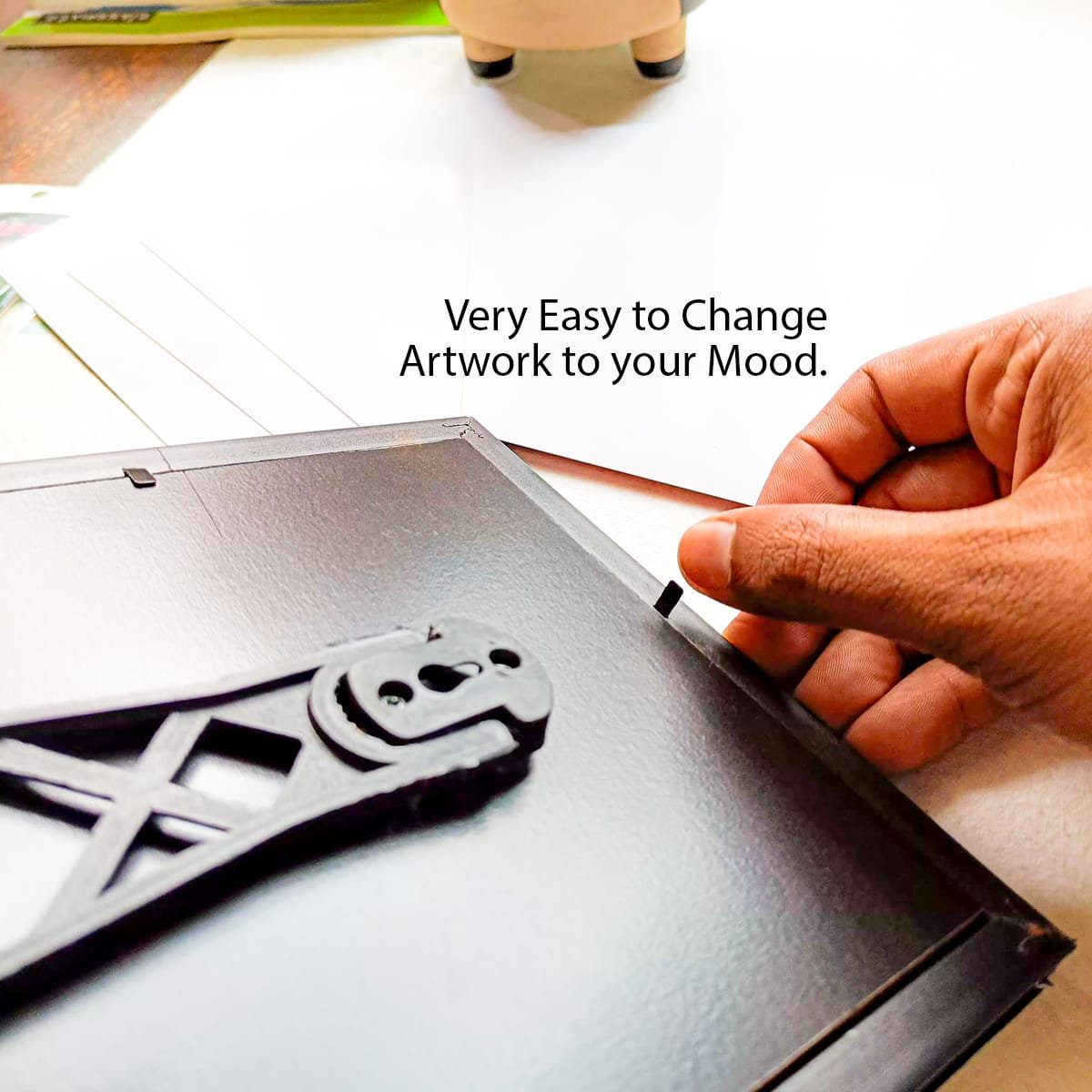 Positive Doodles - Wall Art & Table top Art frames Changeable Art frames with 6 Different Art Prints.