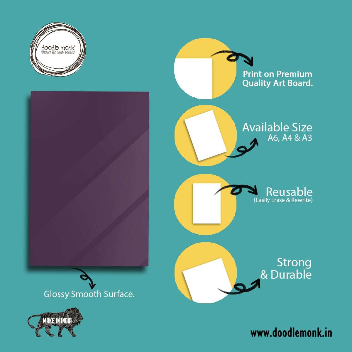 Happy Notes - Notepad 6"x4" Reusable Planner