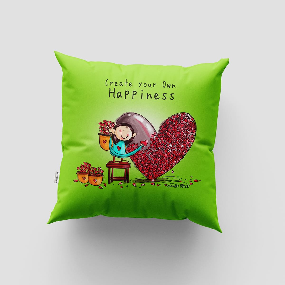 Create Happiness Cushion Cover