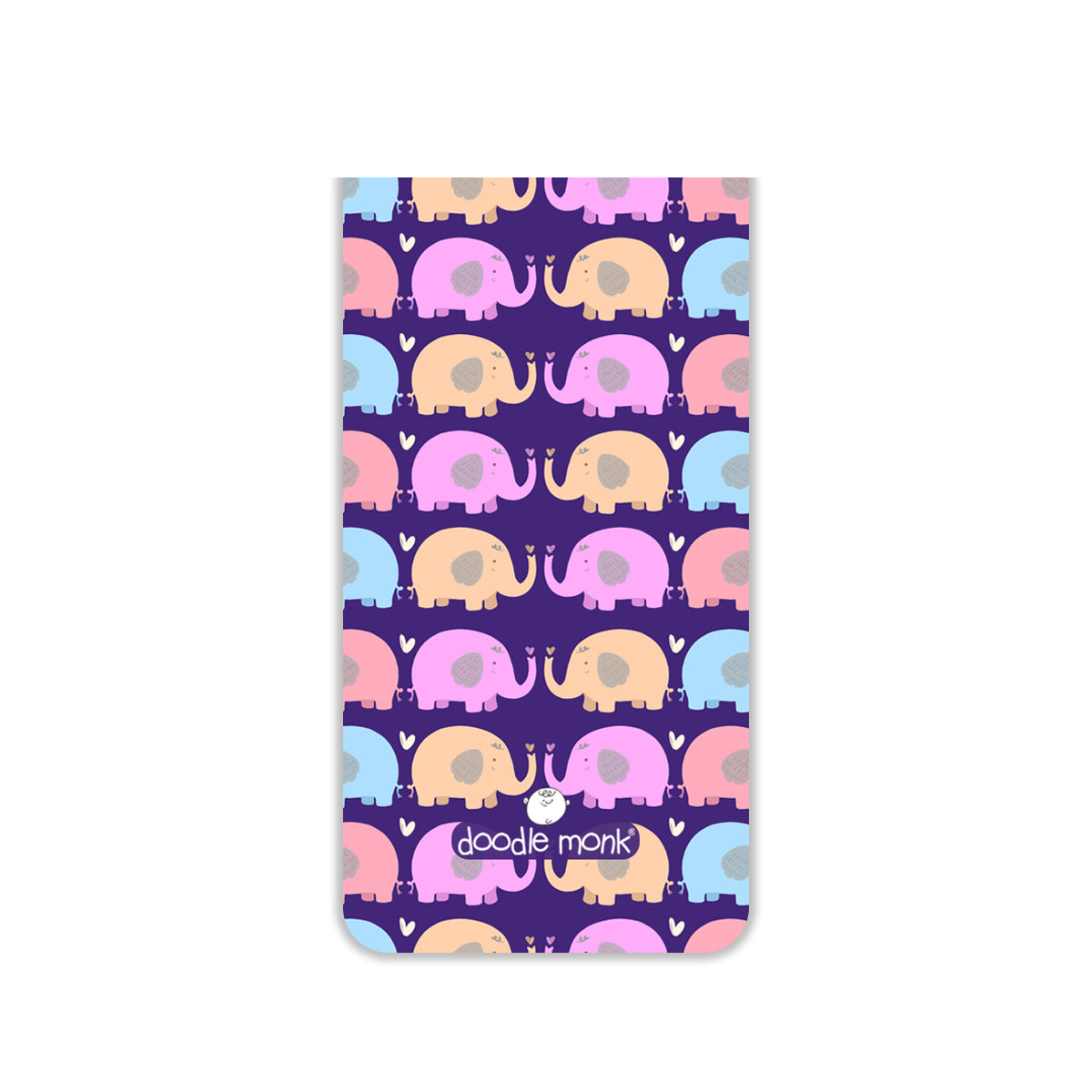 Elephant  Magnetic Bookmarks – Cute Doodle Page Markers