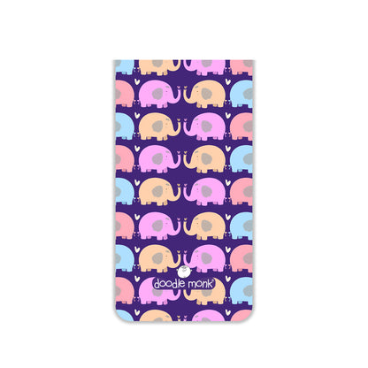 Elephant  Magnetic Bookmarks – Cute Doodle Page Markers