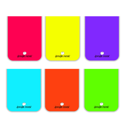 GOD - Magnetic Bookmarks Pack of 6 – Cute Doodle Page Markers