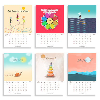 Pre Booking - Thoughtful Days 2027 Mini Desk Calendar