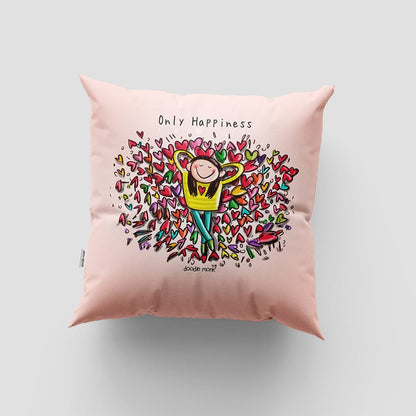 Only Happiness Cushion Cover