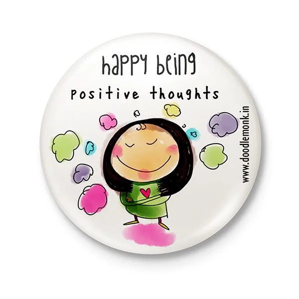Positive thoughts - Badge - Image 1