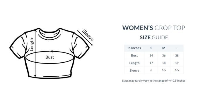 Crop Top New Size Guide 1