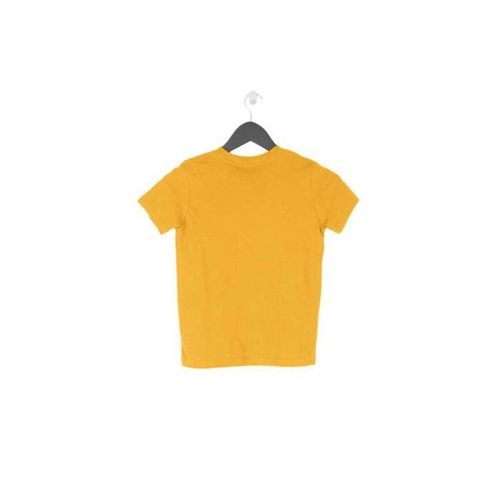 Golden Yellow 4 Toddler Half Sleeve Round Neck Tshirt M8 1577334121 back