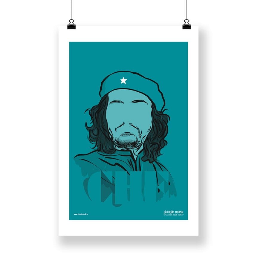 buy-che-wall-art-online-doodle-monk