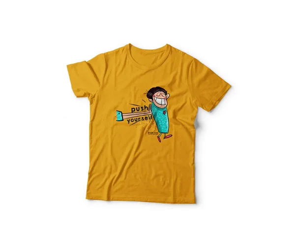 PUSH YOURSELF T-shirt - Image 1