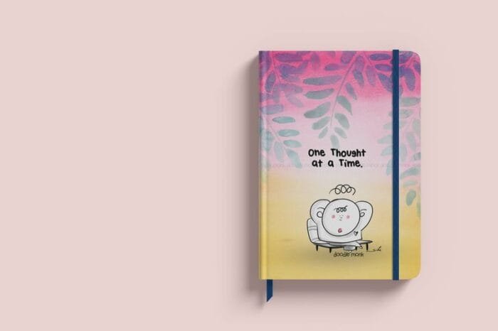 Doodle Monk Daily Dose Of Happiness For Body Mind Spirit