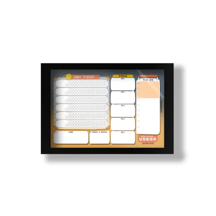 Habit Tracker - Reusable Planner 12x18 - Image 5