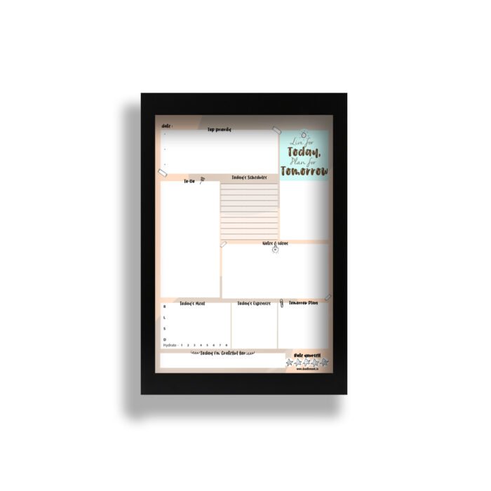 Live for Today Reusable Planner A4 4