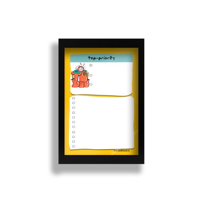 Top Priority Reusable Tabletop 6X4 framed 3