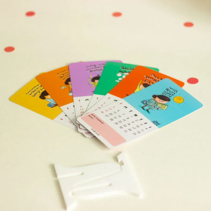 Productivity Tabletop Calendar 2025 with Stand - Image 4