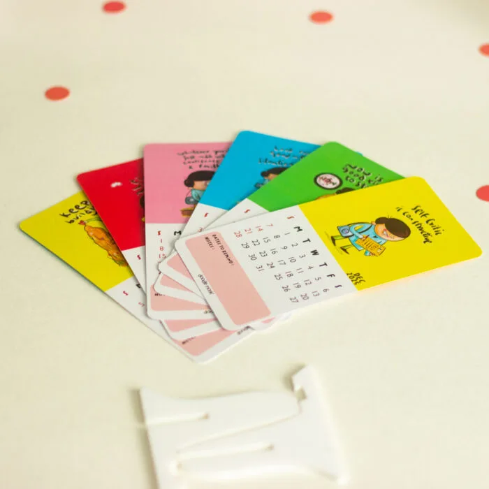 Productivity Tabletop Calendar 2025 with Stand - Image 3